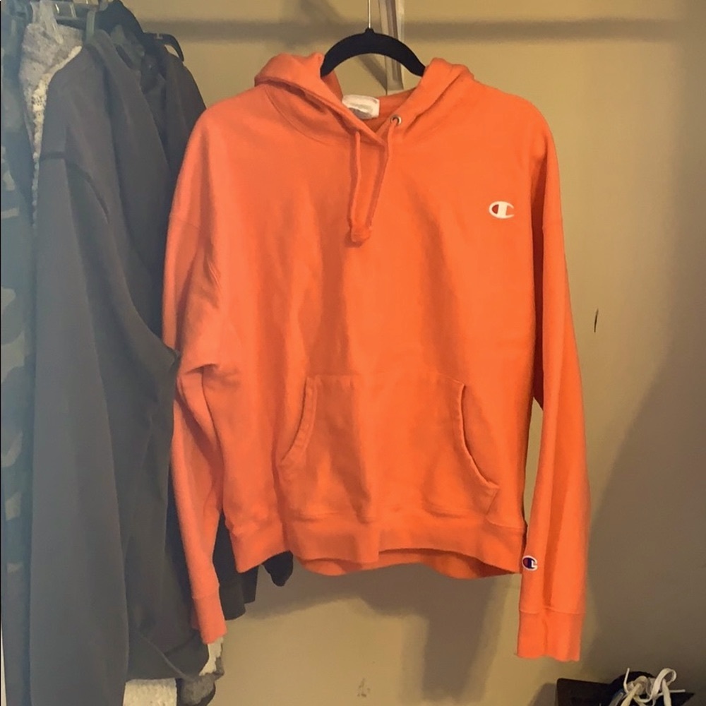 Peach Champion Hoodie